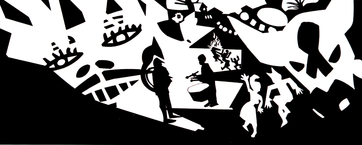 "EARTHDAY 02" - flyer illustration