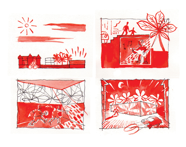 "L'OMBRE DES FEUILLES DE MARRONNIER"